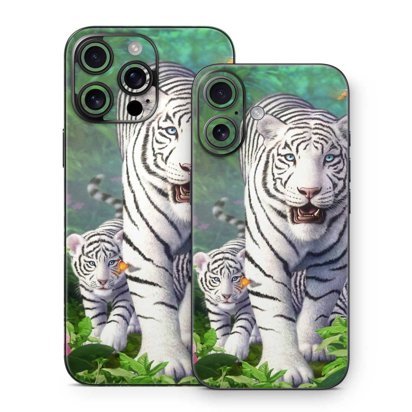 White Tigers - Apple iPhone 16 Skin