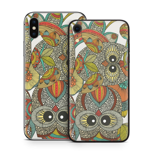 4 owls - Apple iPhone X Skin