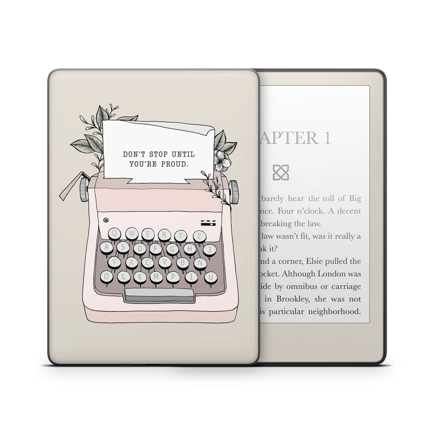 Dont Stop - Amazon Kindle Skin