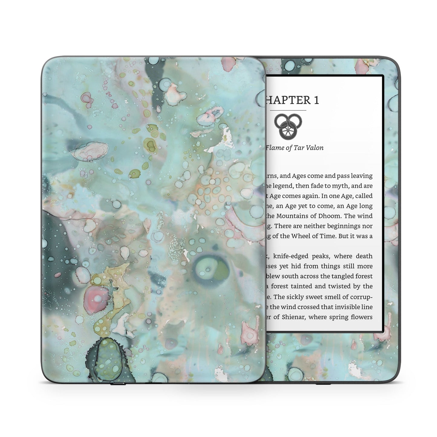 Organic In Blue - Amazon Kindle Skin