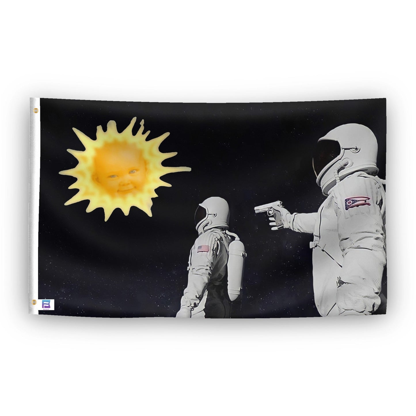 Always Has Been Space Meme Flag