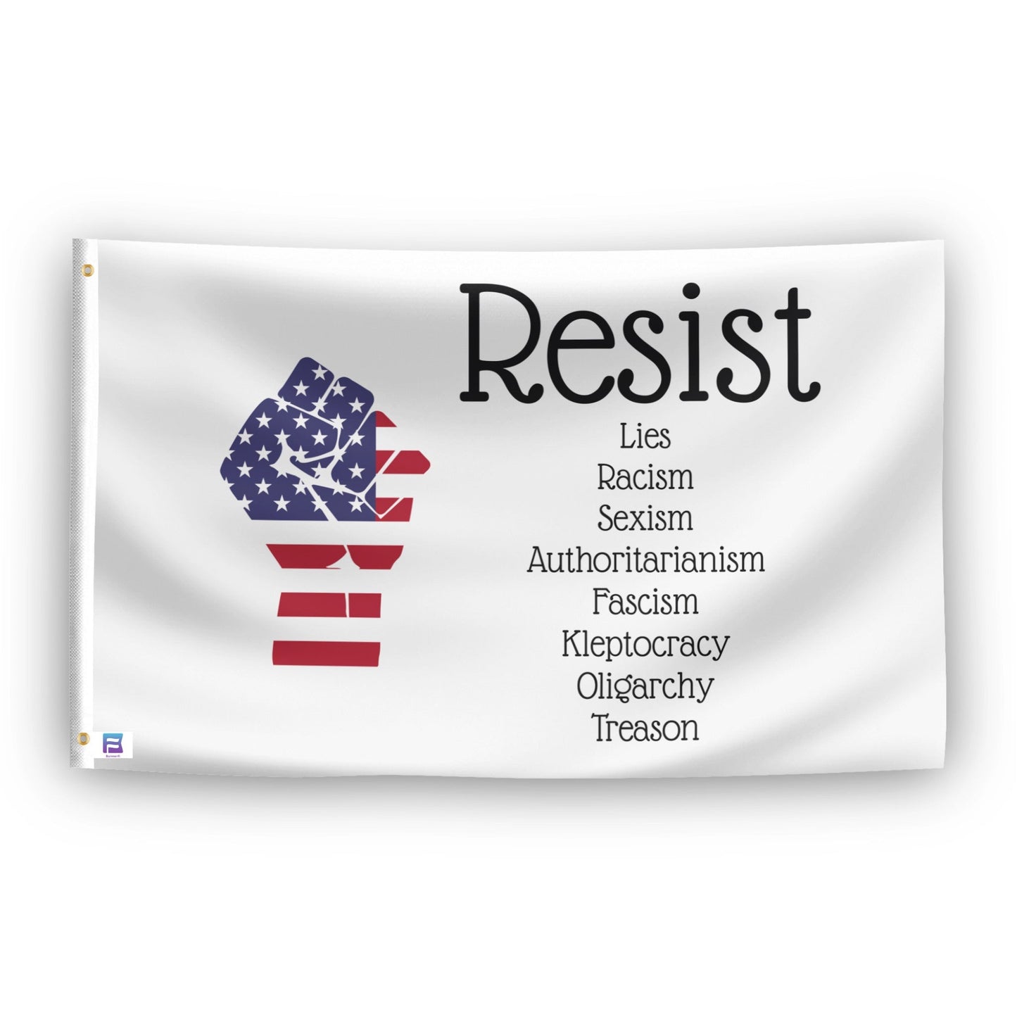 American Resist Fist Flag