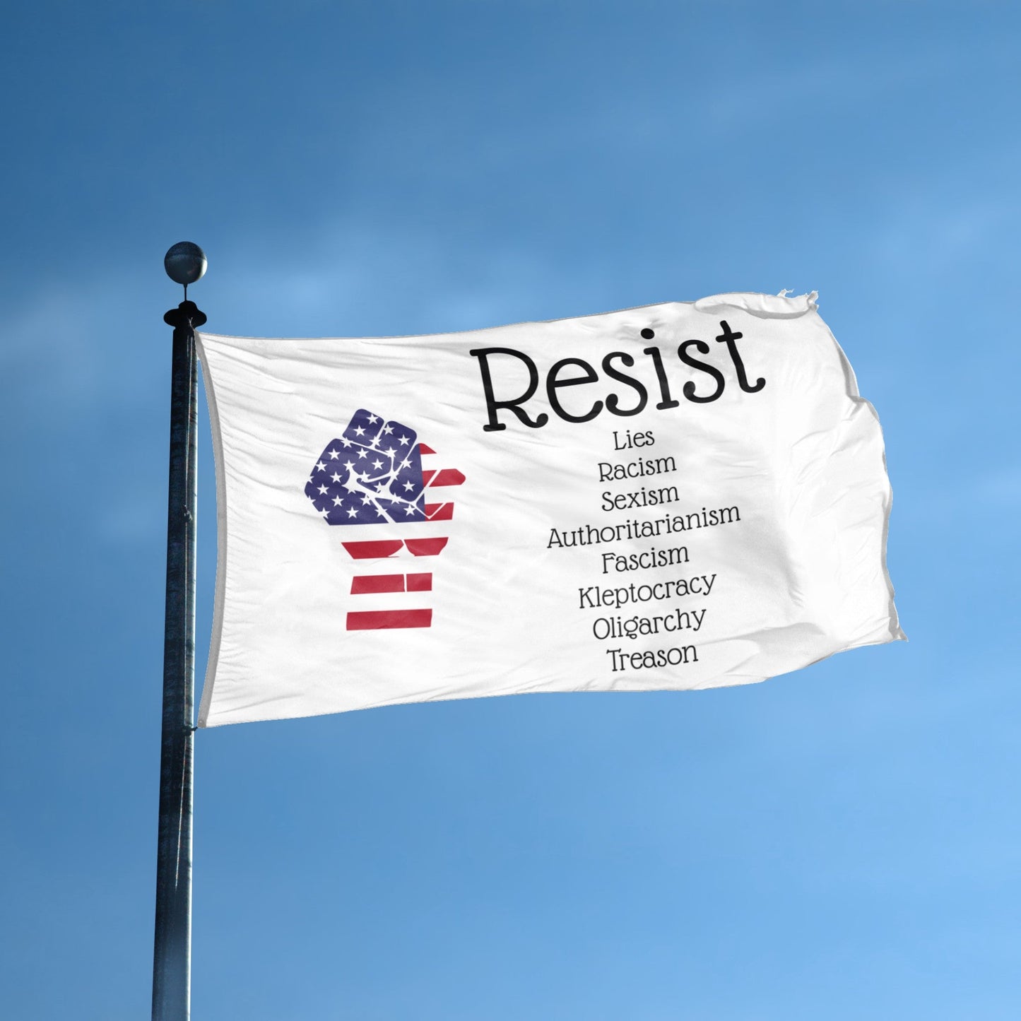 American Resist Fist Flag