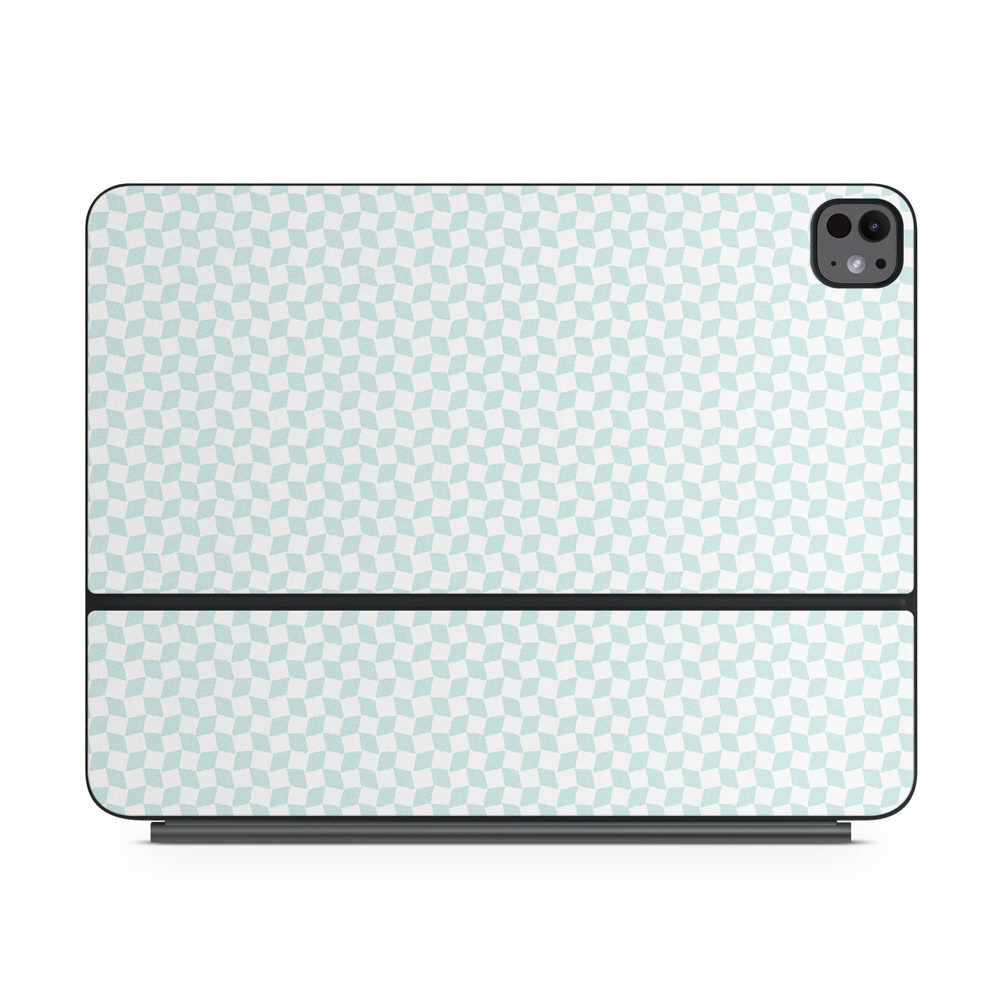 Checker Light Blue - Apple Magic Keyboard for iPad Skin