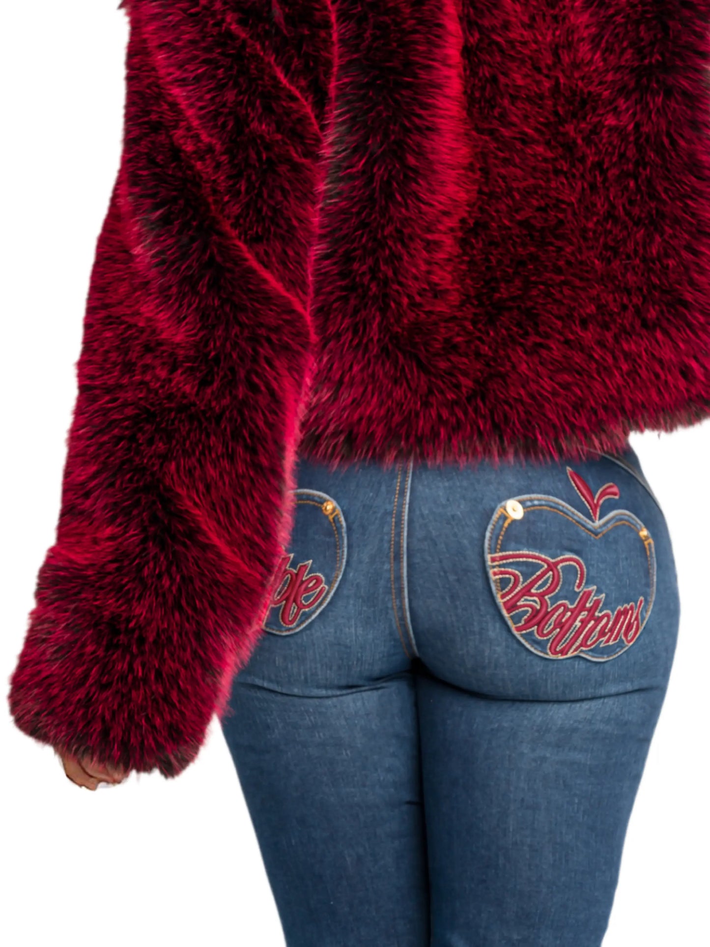 Apple Pocket Low-Rise Jean