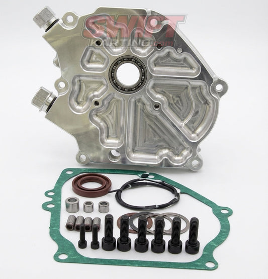 ARC Billet Predator Crankcase Cover for Enhanced Engine Durability