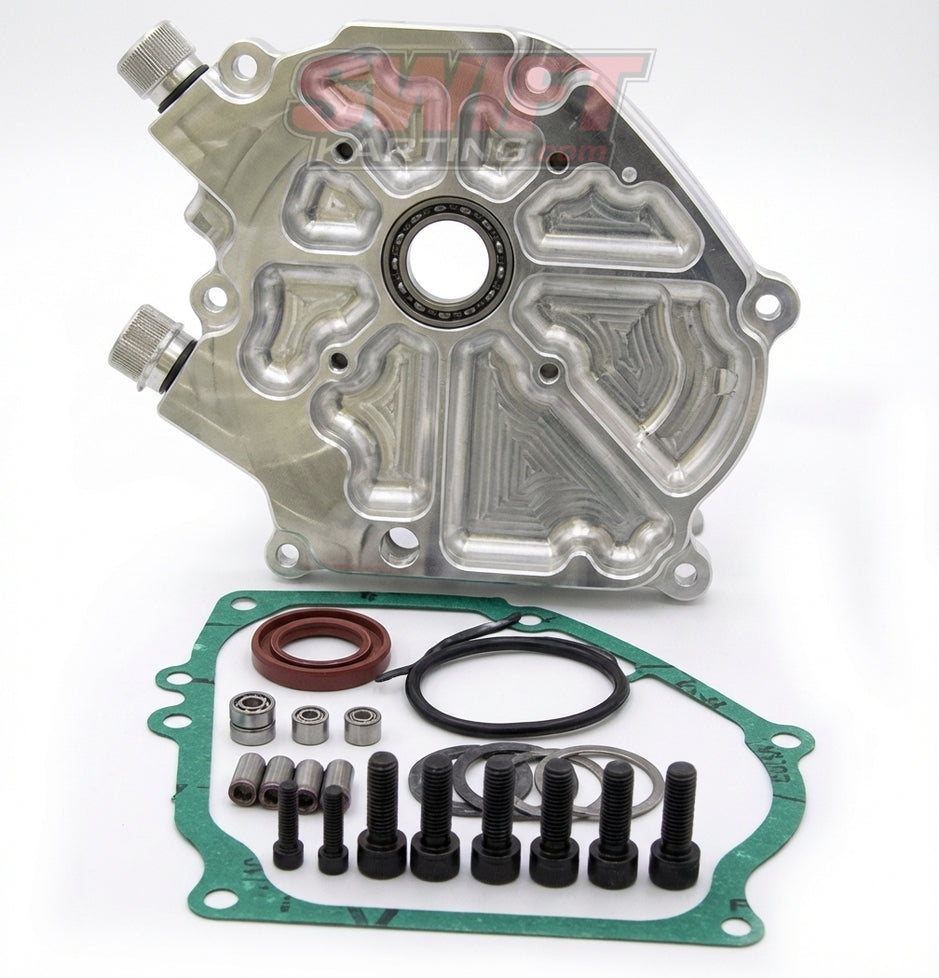 ARC Billet Predator Crankcase Cover for Enhanced Engine Durability