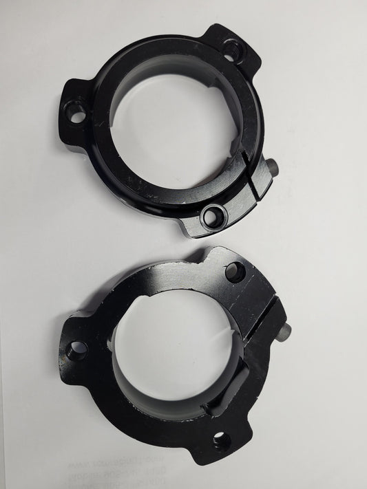 Split-Style CNC Axle Cassettes Pair for 1 1/4-Inch Bearings in Karts