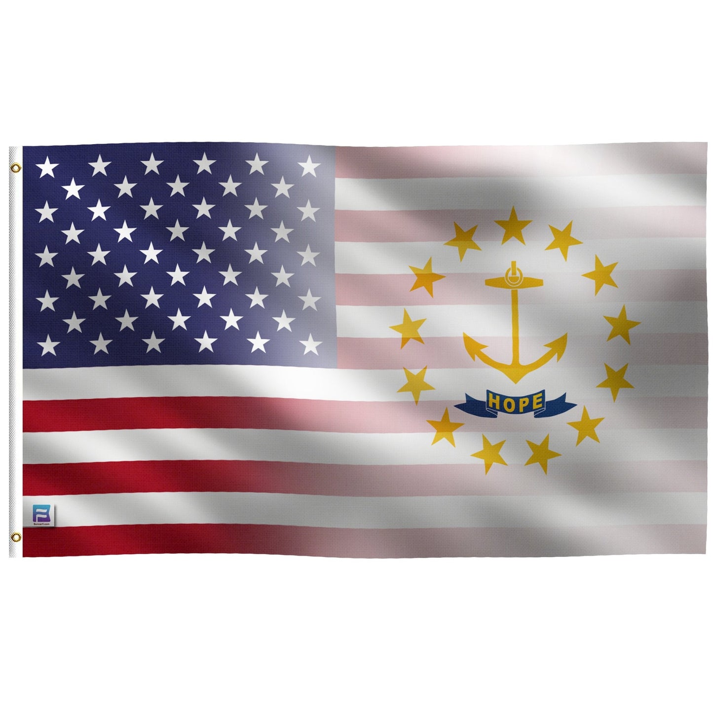 Rhode Island & American Flag Blend