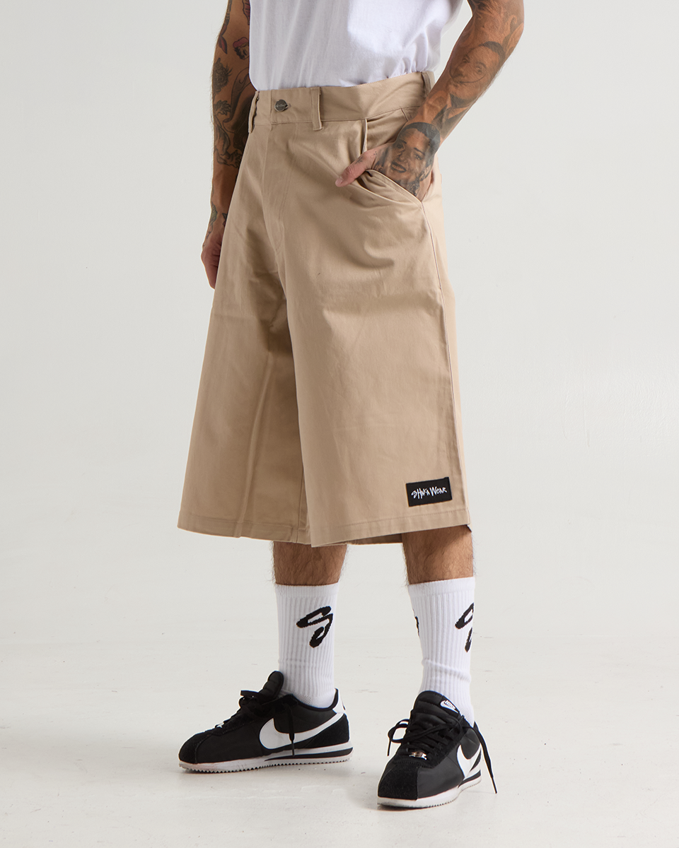 Baggy Twill Shorts