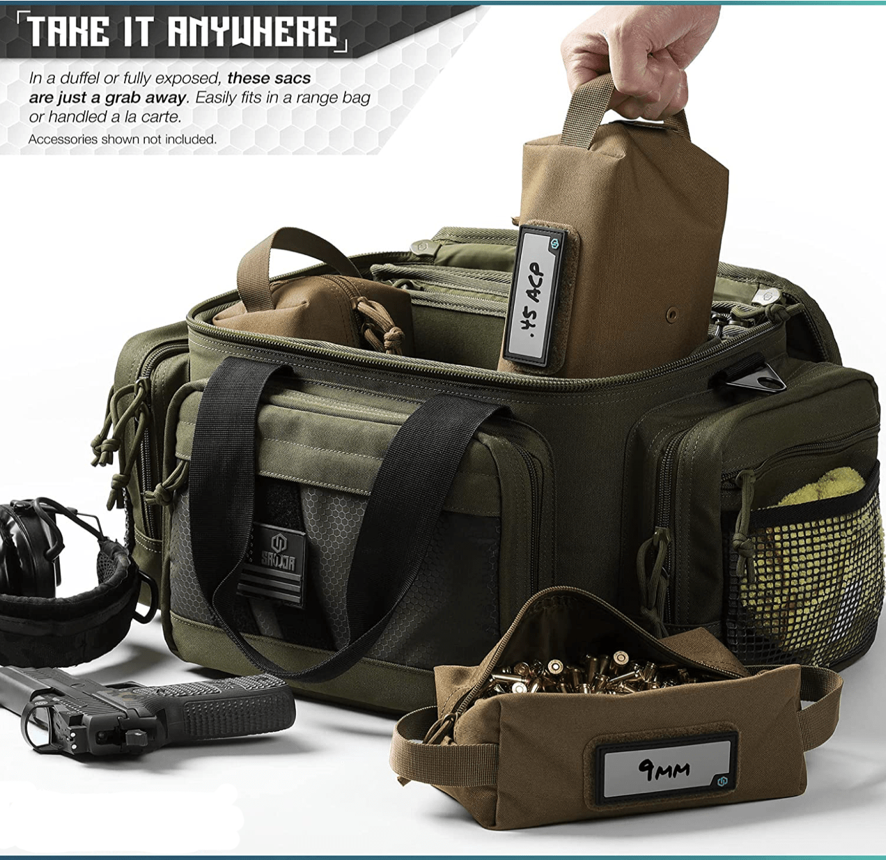 Soft Tactical Storage Pouch (4 Pack)