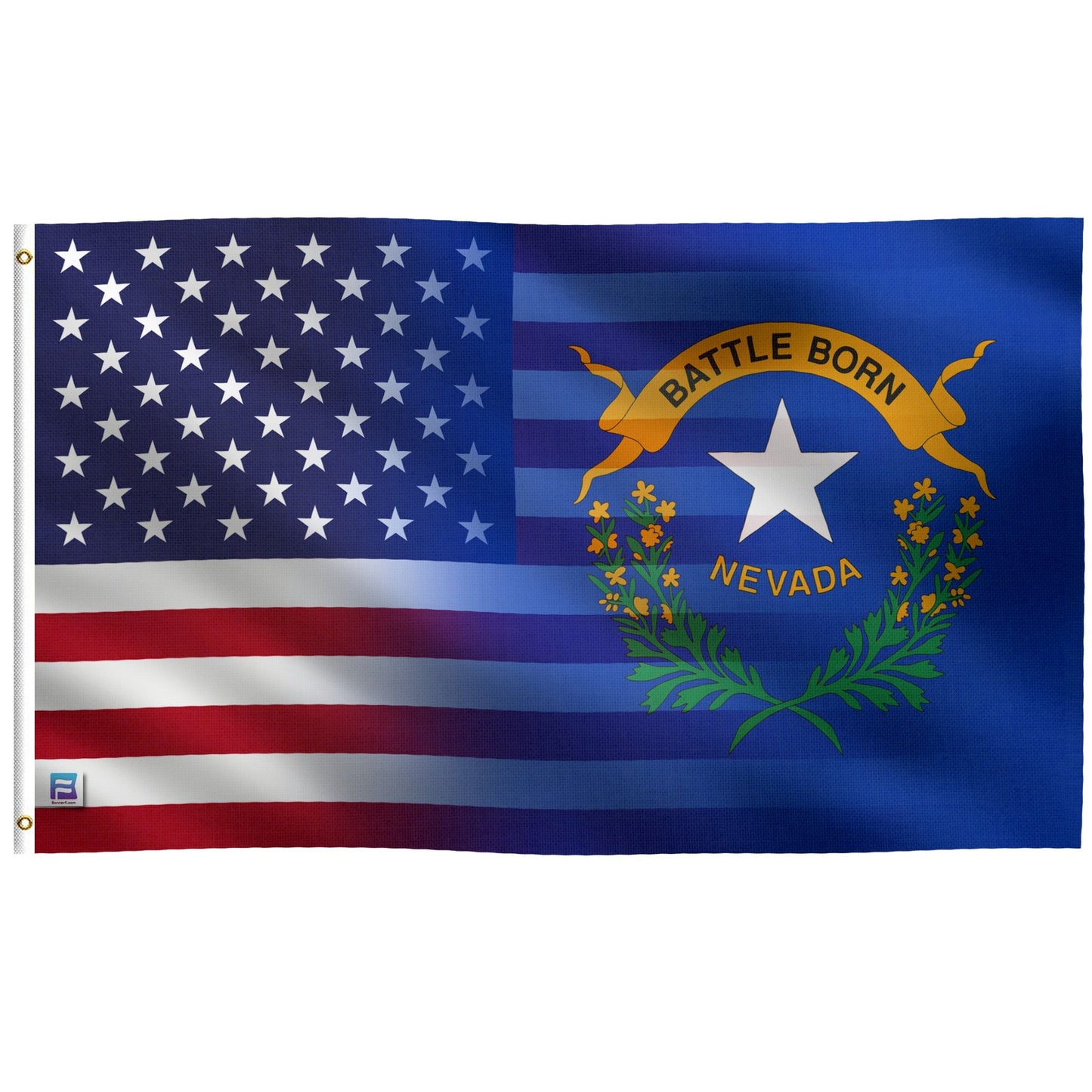 Nevada & American Flag Blend
