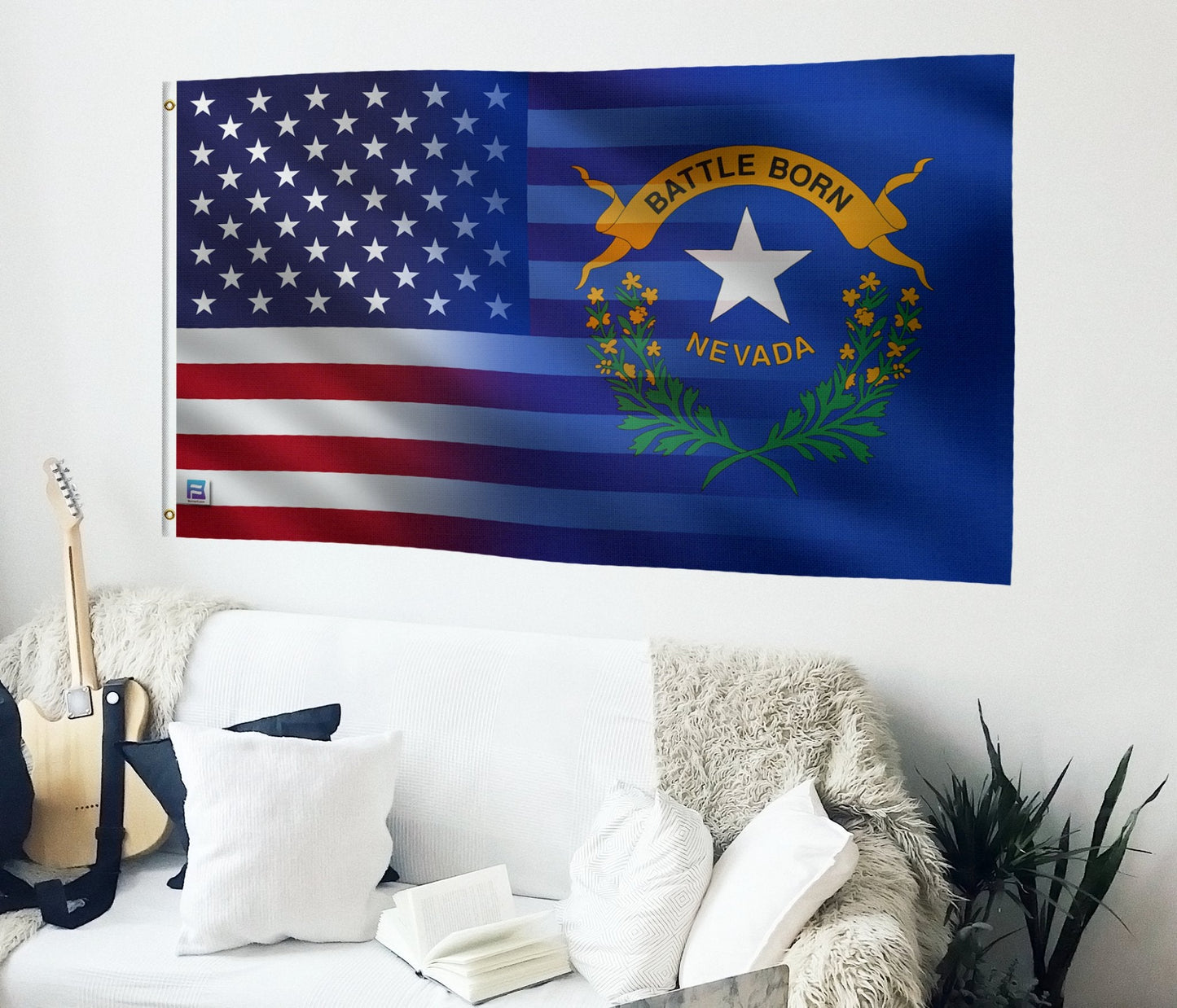 Nevada & American Flag Blend