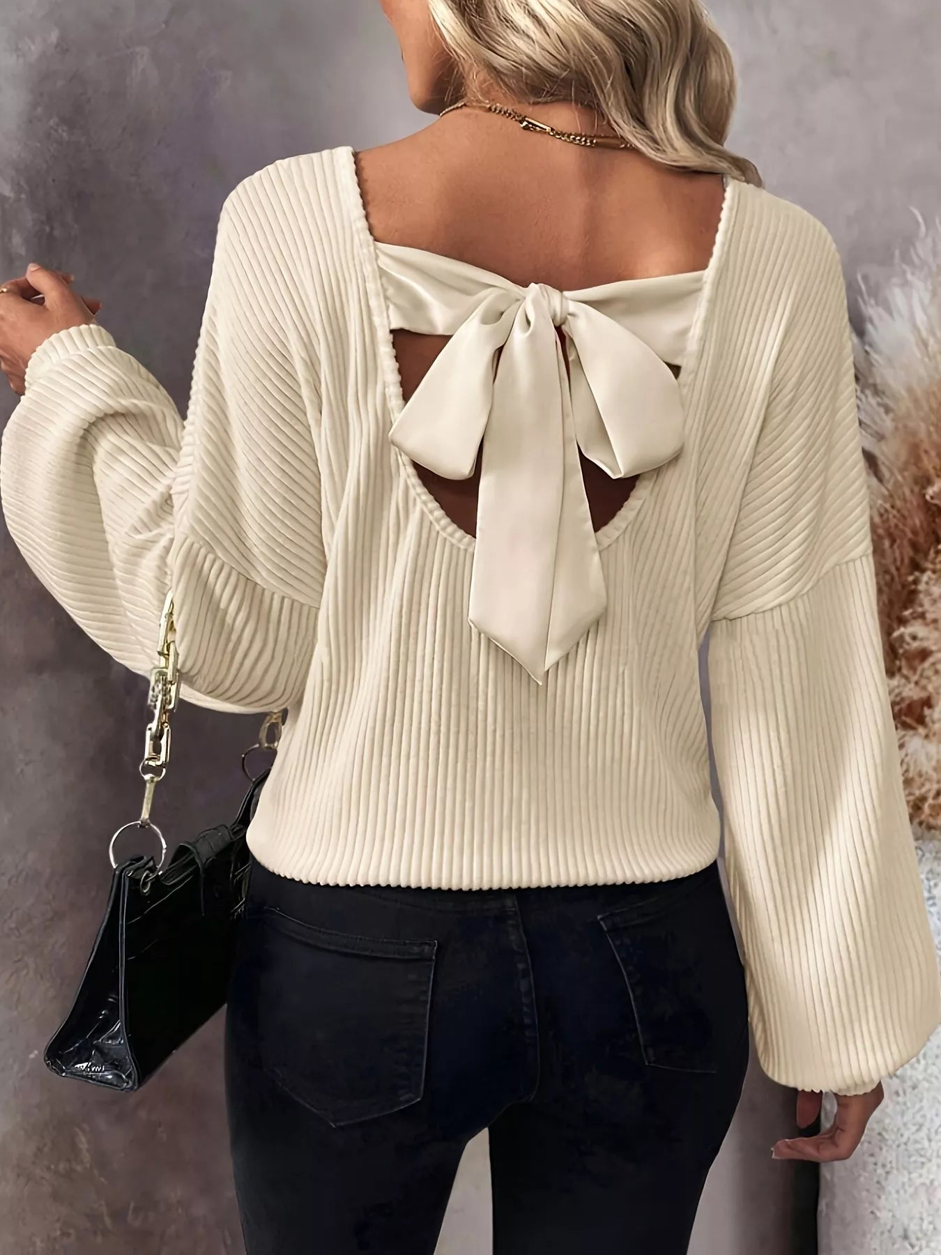 Tie Back V-Neck T-Shirt