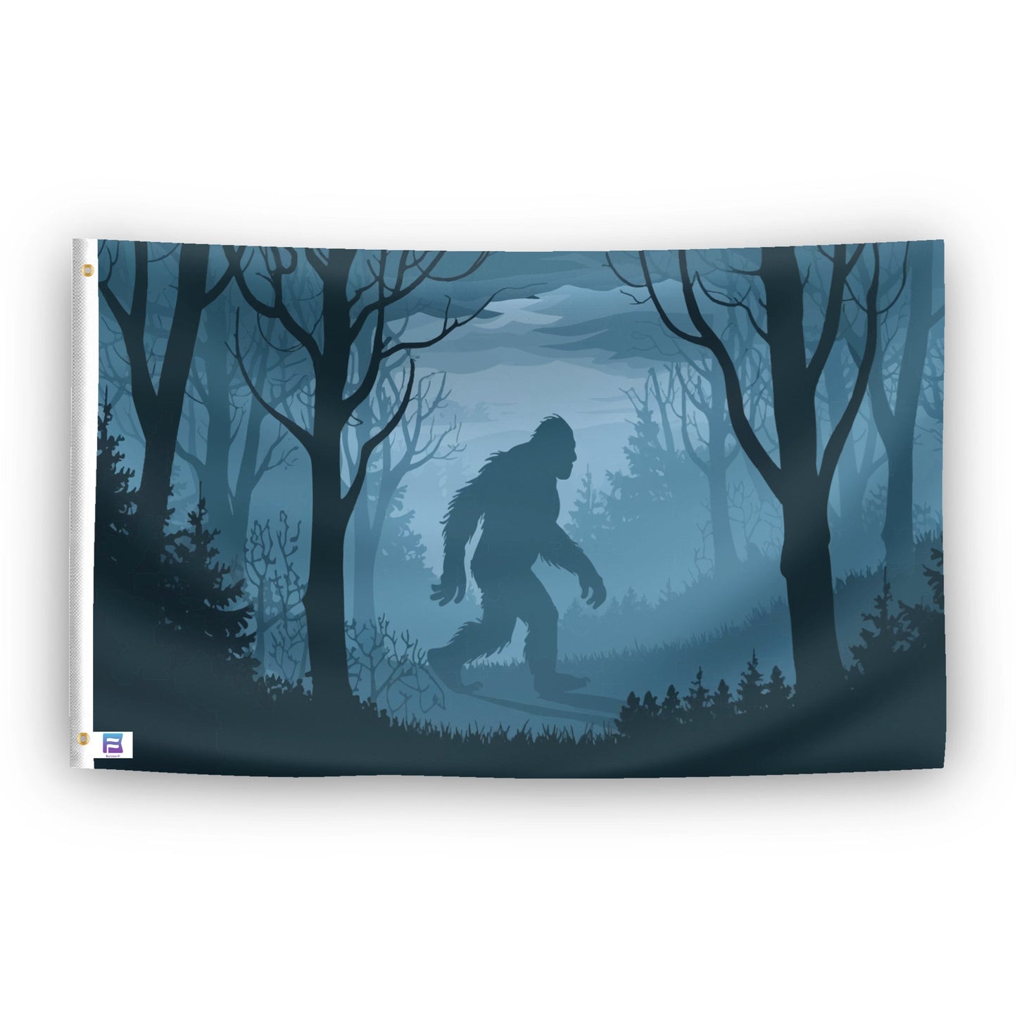 Bigfoot Dark Forest Flag