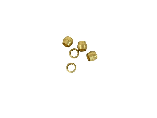 Barrel Shaped Brake Ferrule Kit - Package of 5