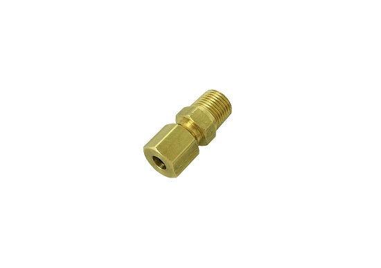 MCP 68A-3A Brass Compression Fitting with Ferrule - 3/16" Nylon Line - Universal Karting