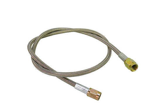 27-Inch 3/16" Steel Braided Brake Line for Sprint Karts