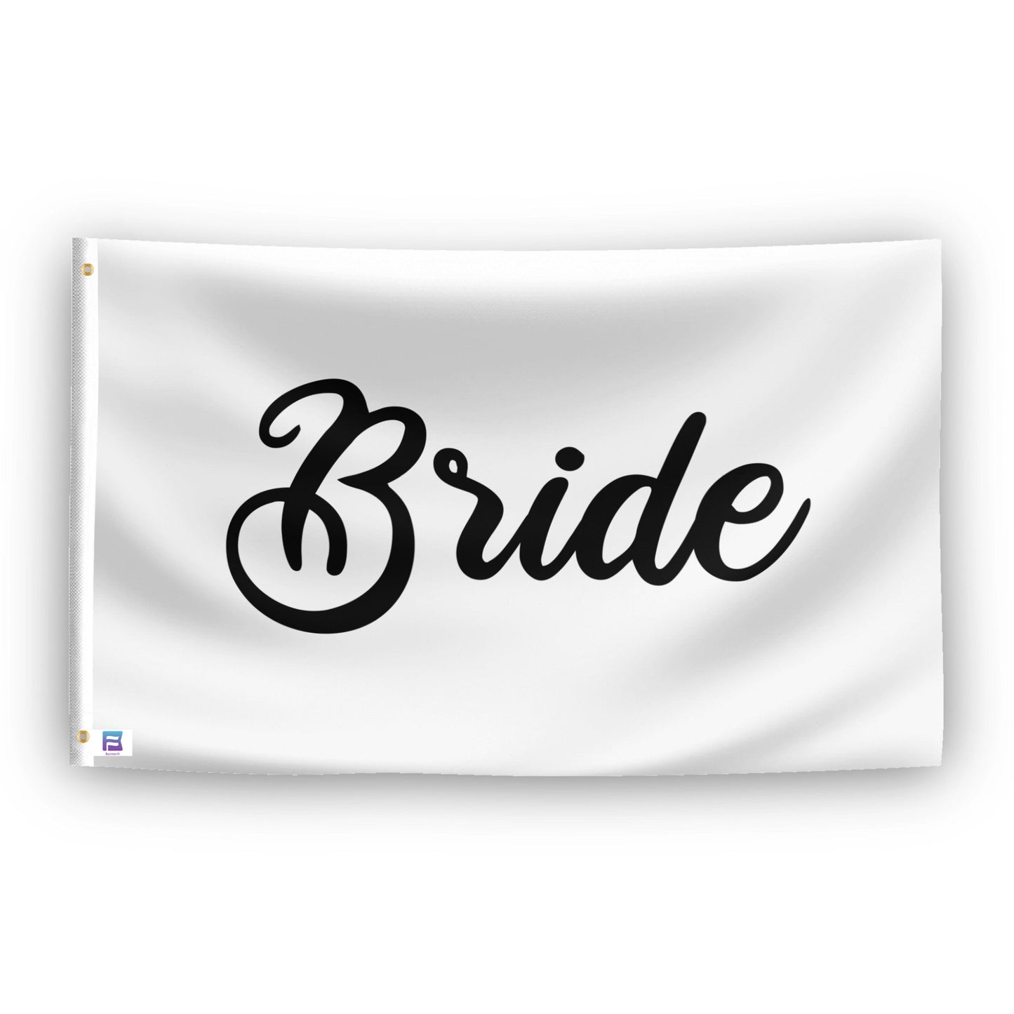 Bride Wedding Flag