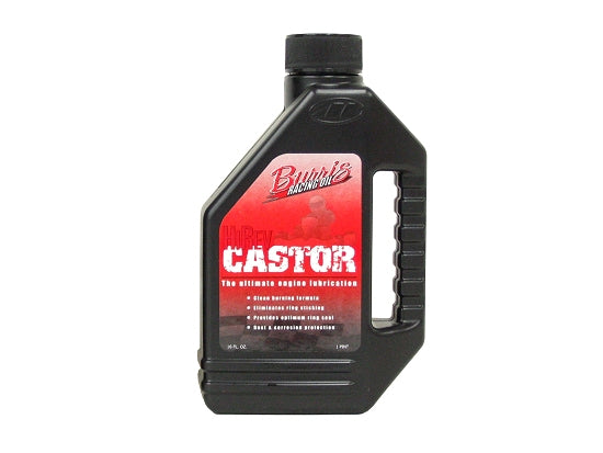 Burris Racing Hi-Rev Castor 2-Cycle Oil - 16oz - 2-Stroke Karting