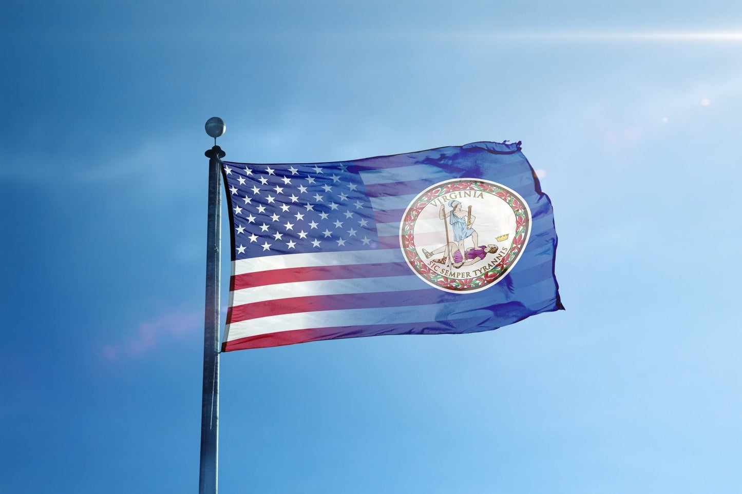 Virginia & American Flag Blend