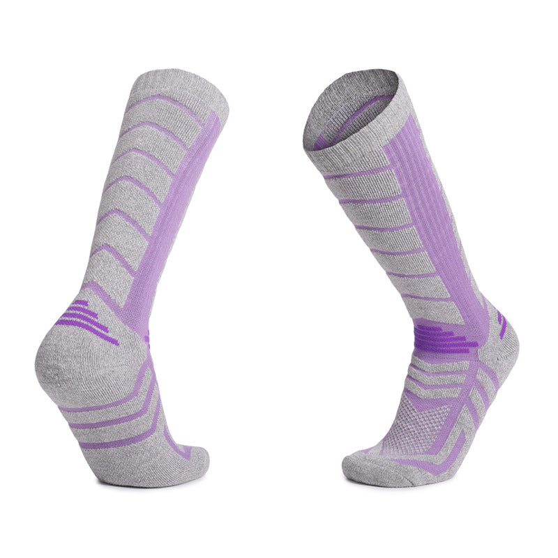 Cashmere socks Merino wool socks Autumn and winter snow socks High tube socks Outdoor skiing socks Mountaineering towel socks