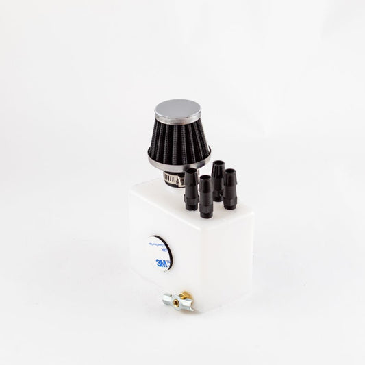 Square Plastic Catch Tank Featuring Replaceable Filter