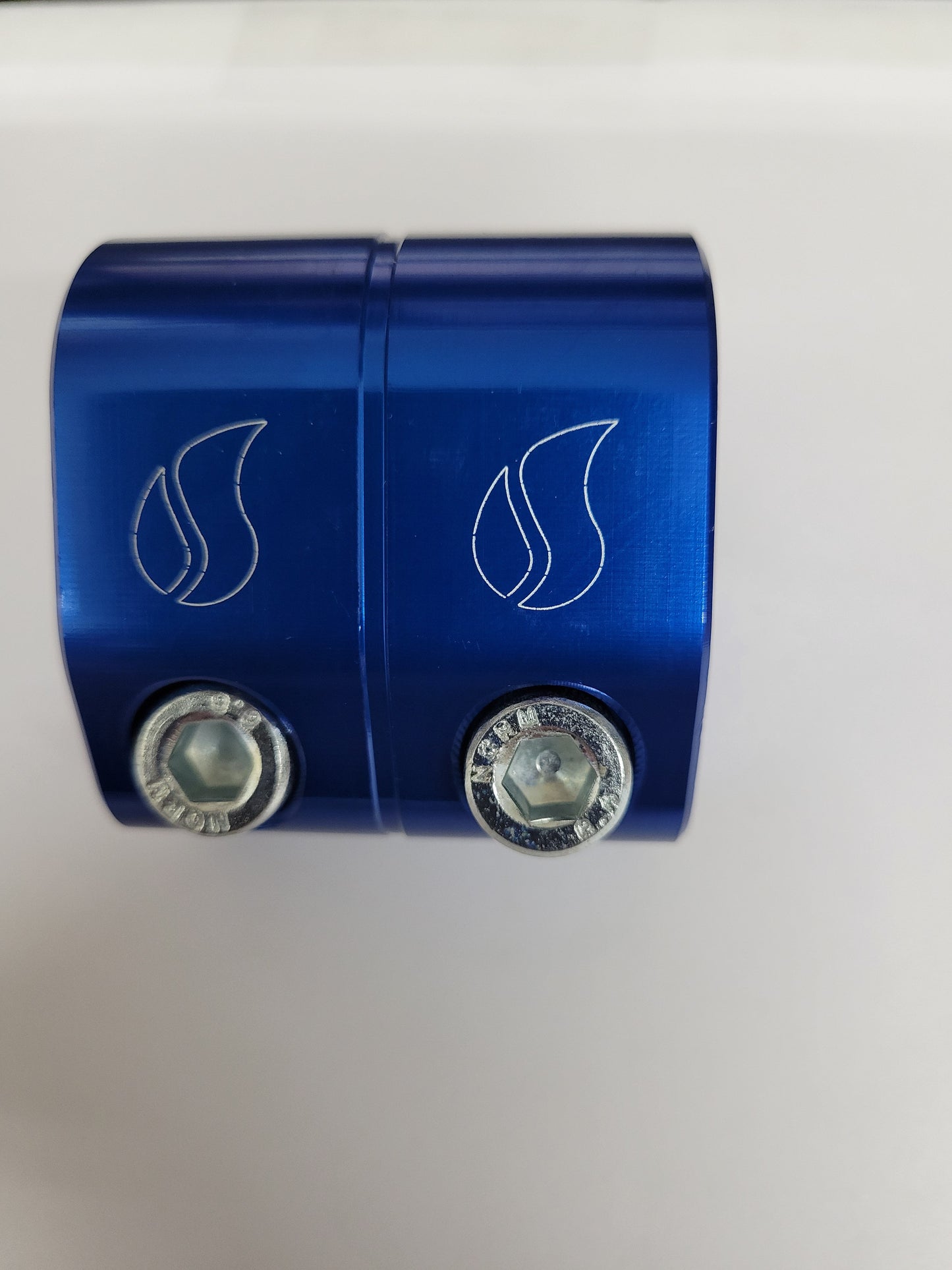 Blue Torsion Bar Clamp for Kart Chassis - Individual Sale