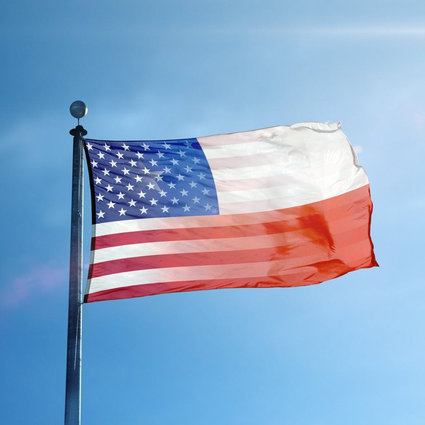 Chilean American Hybrid Flag