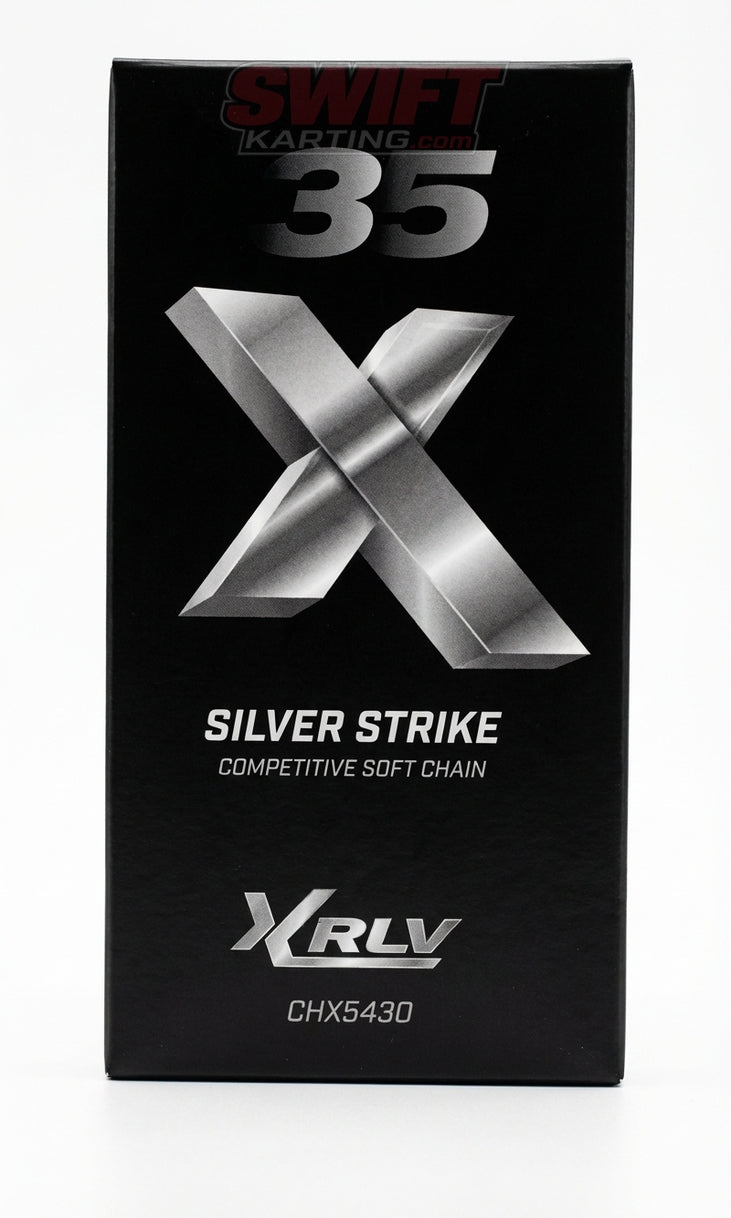RLV SilverStrike #35 Chain 120-Link Box for Extended Kart Setups