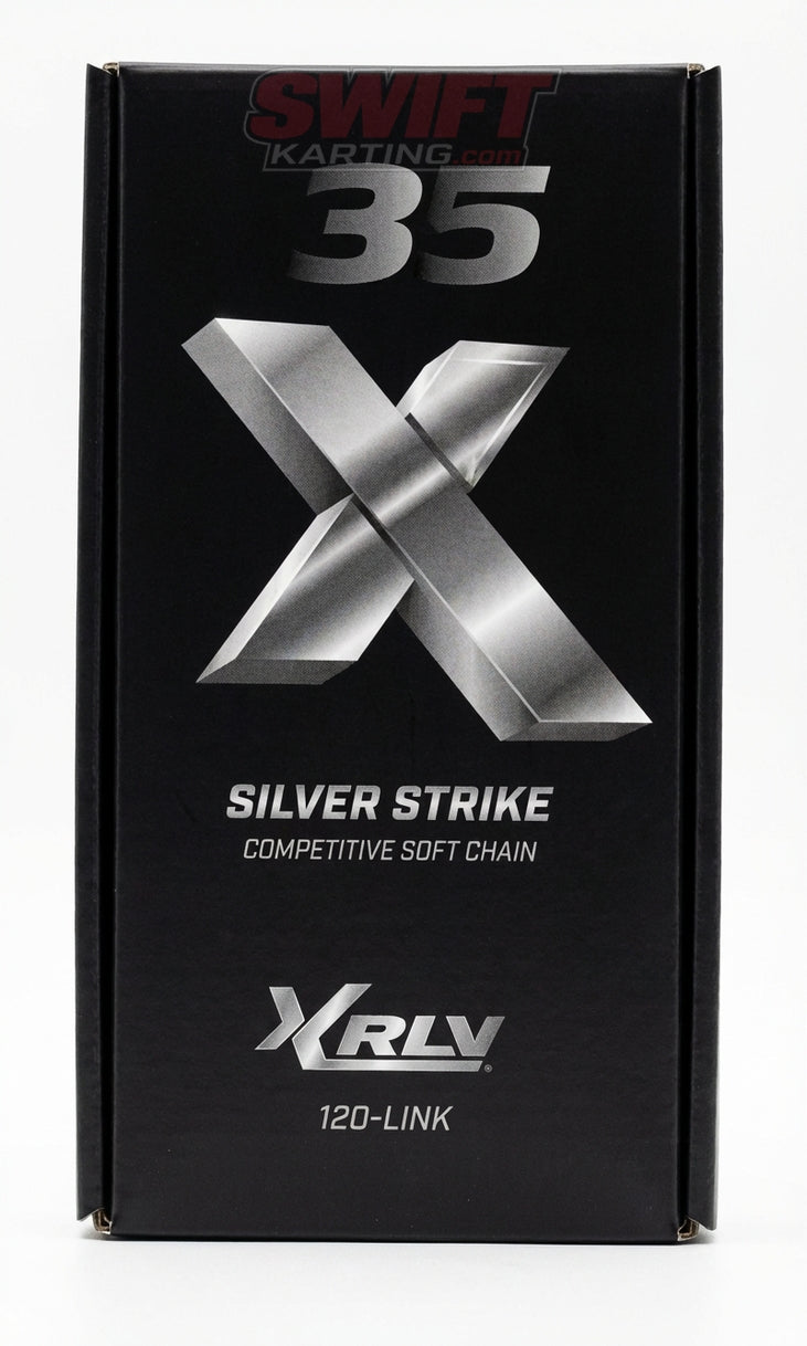 RLV SilverStrike #35 Chain 120-Link Box for Extended Kart Setups