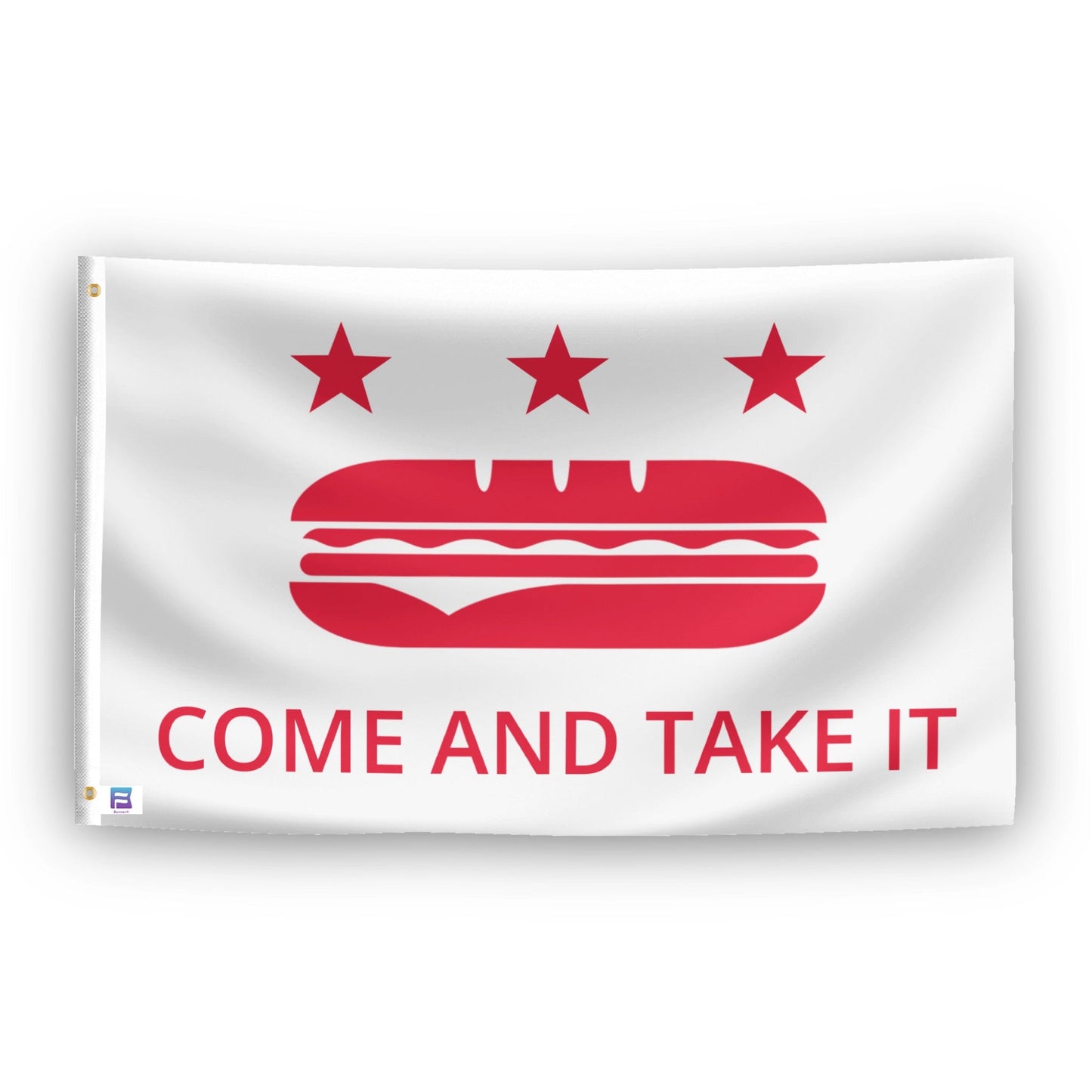 "Come and Take It" Sub Sandwich Political Flag