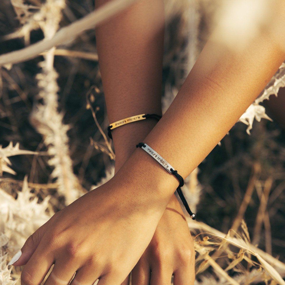 Pink Custom String Bracelet