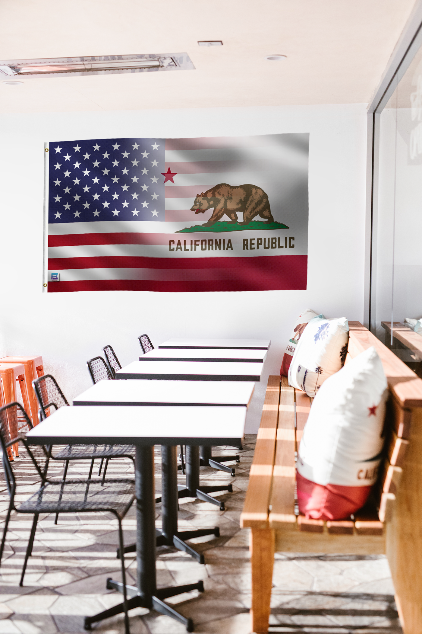 California & American Flag Blend