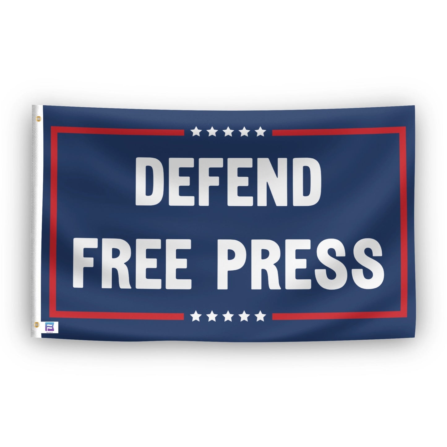 Defend Free Press Political Flag