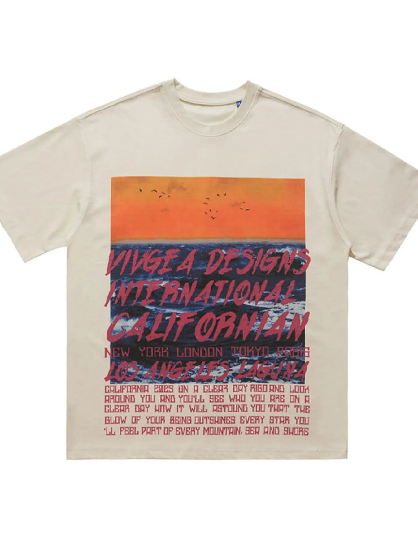 Men's Graphic Round Neck Short Sleeve Tee