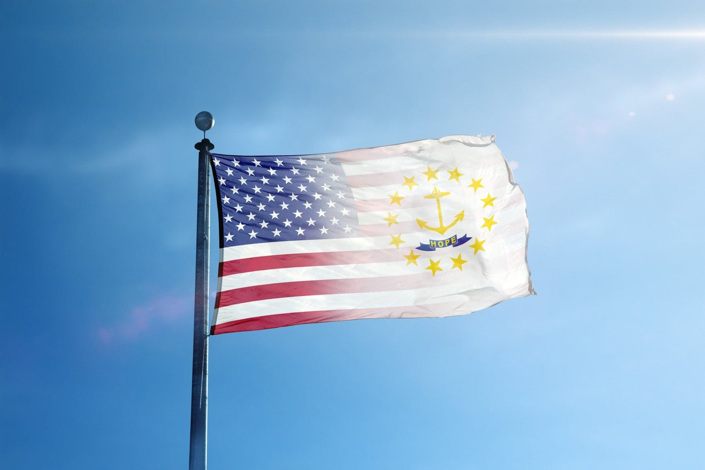Rhode Island & American Flag Blend