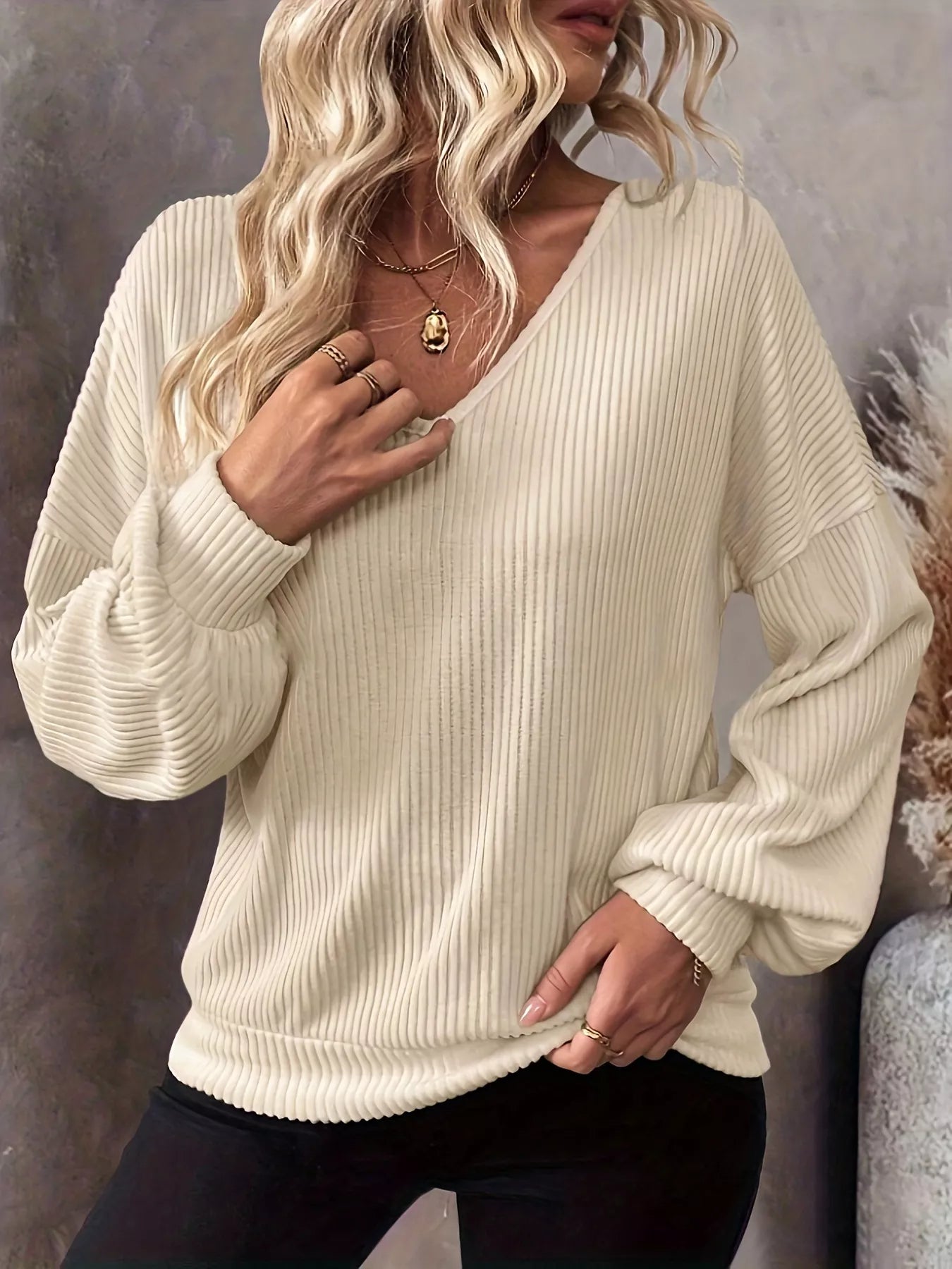 Tie Back V-Neck T-Shirt