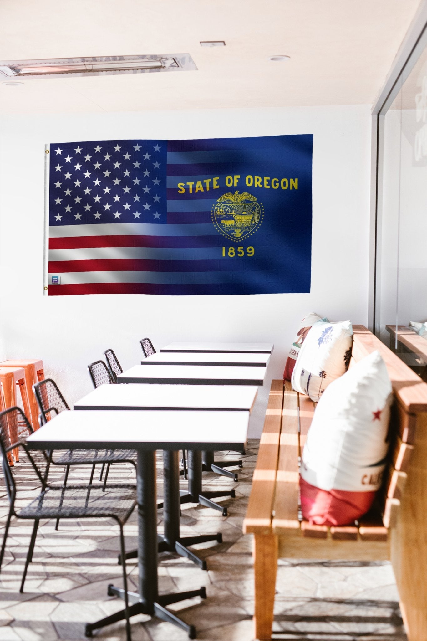 Oregon & American Flag Blend