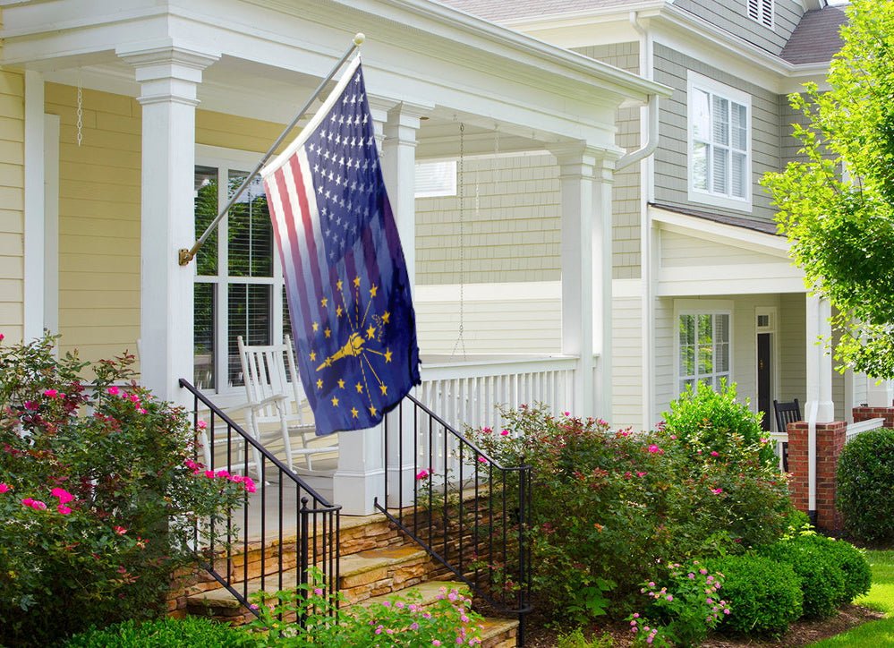 Indiana & American Flag Blend