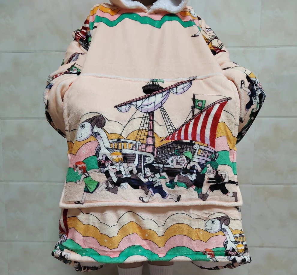 onepiece Wearable Blanket Hoodie for Kids & Adults | OLM Toys