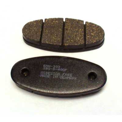Enginetics EN303 Standard Black Brake Pad - Full-Size Legacy Caliper Fitment - Vintage & Dirt Oval