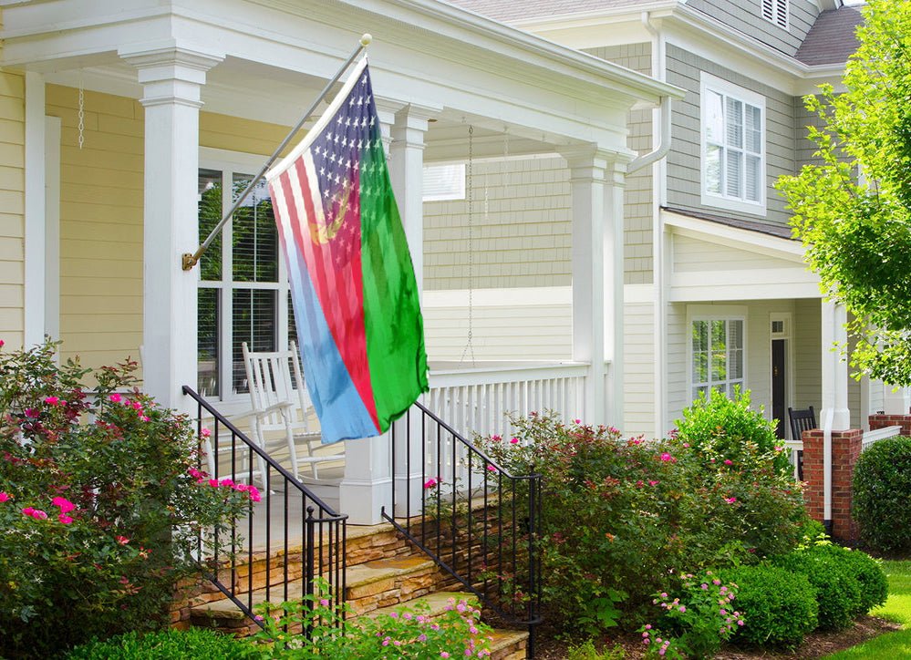 Eritrean American Hybrid Flag