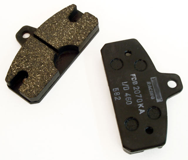IKP 5009 Series Red Rear Brake Pad Set for Euro Calipers