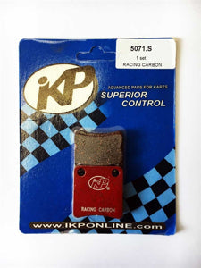 IKP 5072 Series Red Rear Brake Pad Set - Parolin Euro Caliper - Cadet / Junior