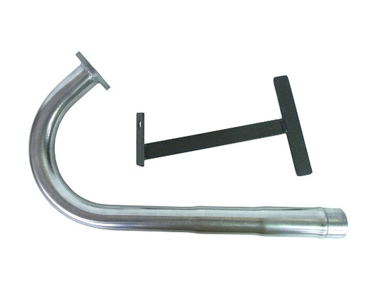 Red Ceramic Coated Animal Exhaust Pipe for High-Performance Karts