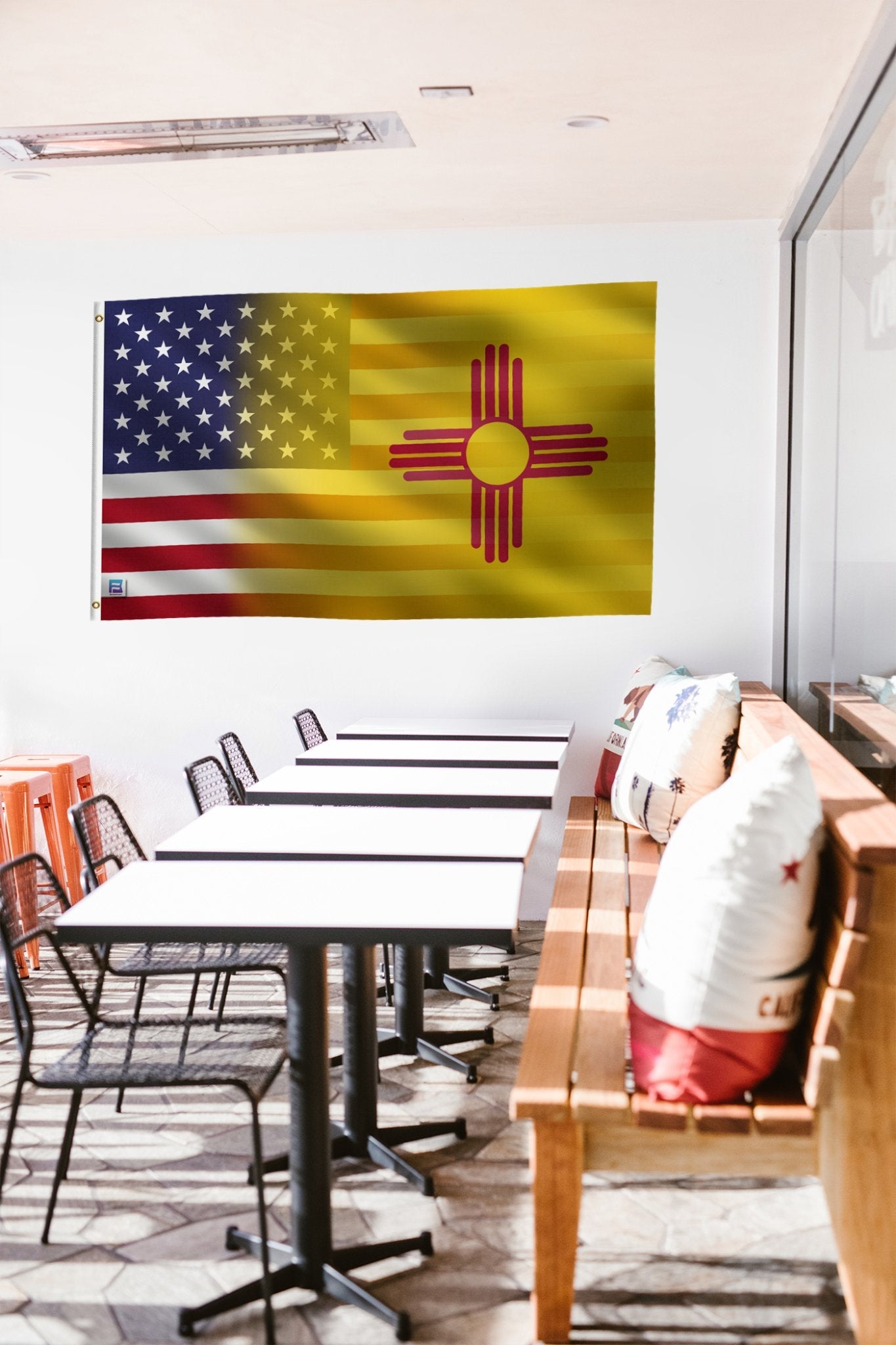 New Mexico & American Flag Blend