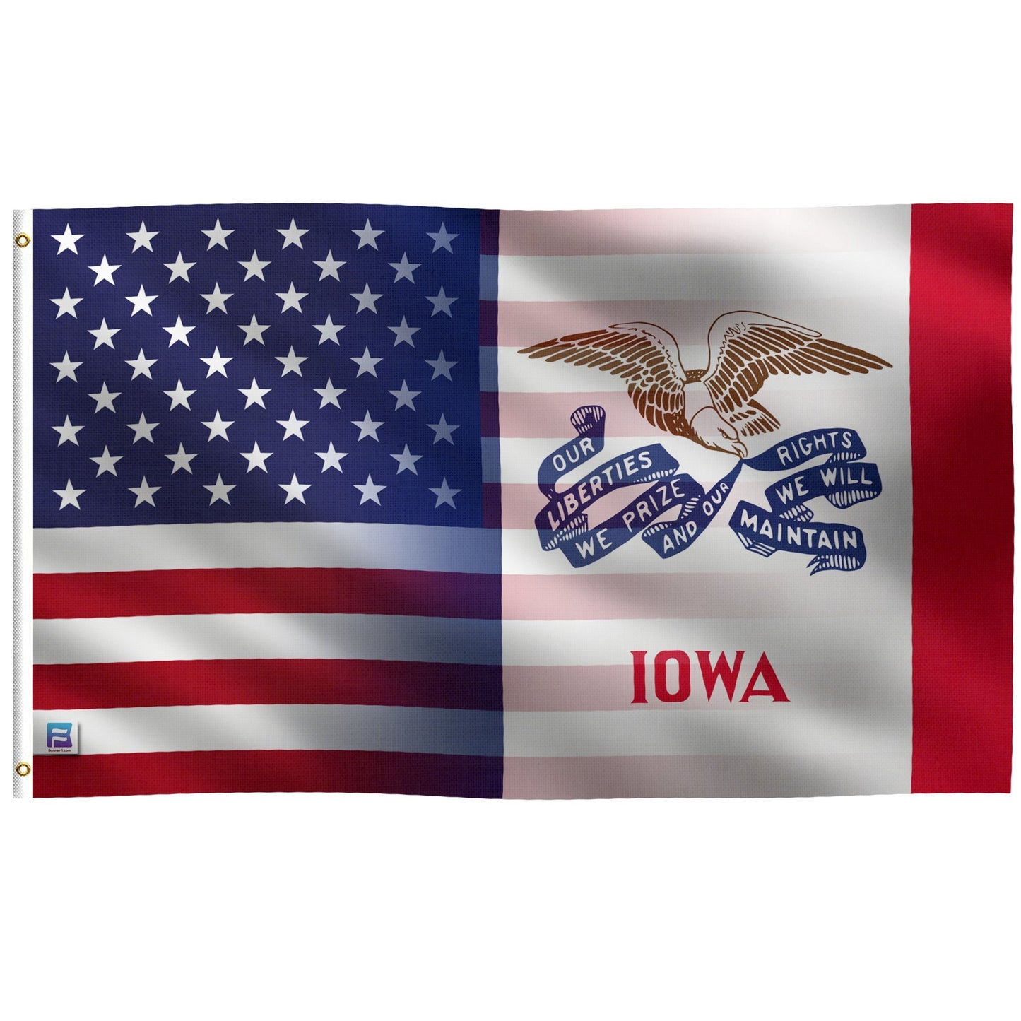 Iowa & American Flag Blend