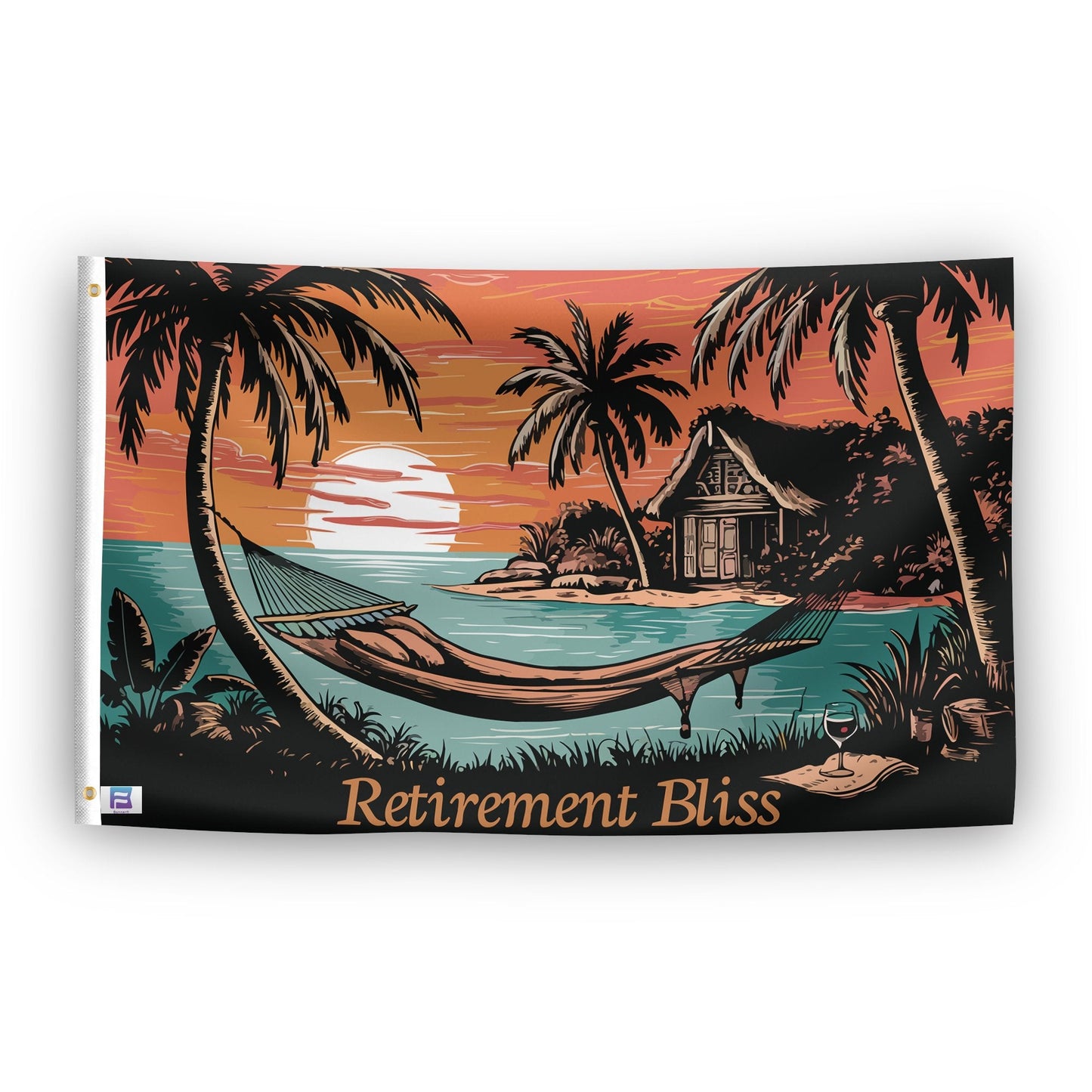 Retirement Bliss Flag