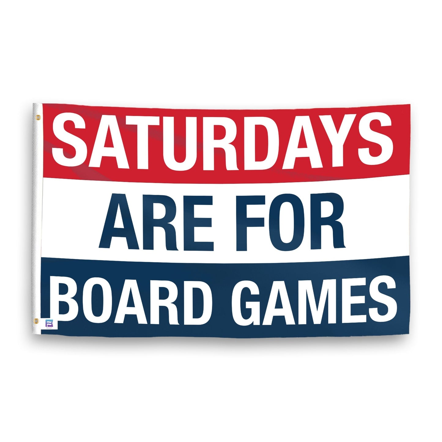Saturdays Are for Board Games Flag